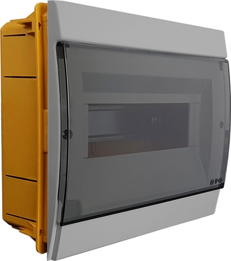 Marlanvil Rozdzielnica podtynkowa 8 modułowa IP40 szara 970.08 M-L 0926