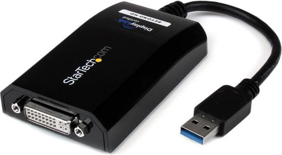 Adapter USB StarTech USB - DVI Czarny (USB32DVIPRO)