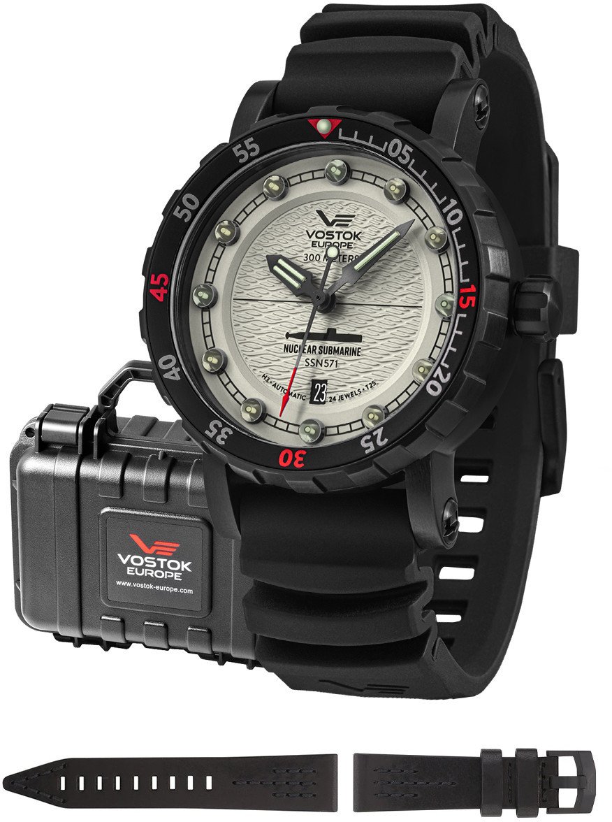 Zegarek męski Vostok Europe NH35A-571C607S czarny