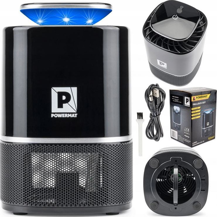 Powermat Lampa owadobójcza uv led owady muchy komary USB Powermat PM-LOUV-50T