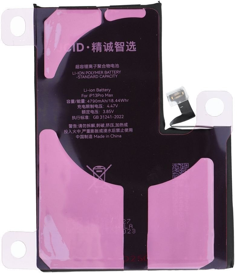 JCID Bateria z możliwością przypisania do iPhone 13 Pro Max (zwiększona pojemność)