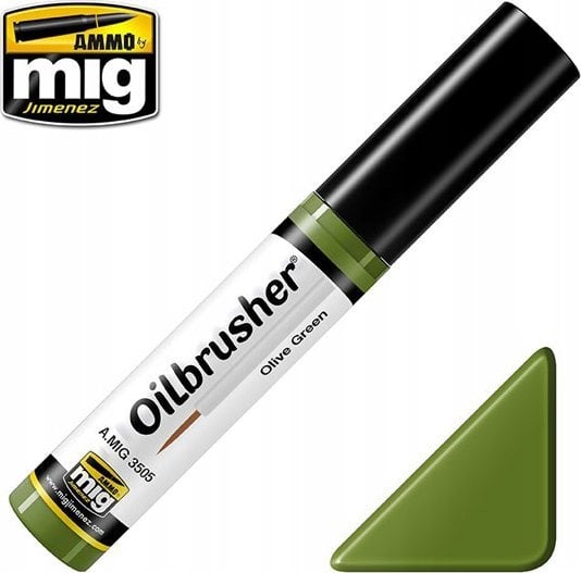 Vallejo Ammo: Oilbrusher - Olive Green (10 ml)
