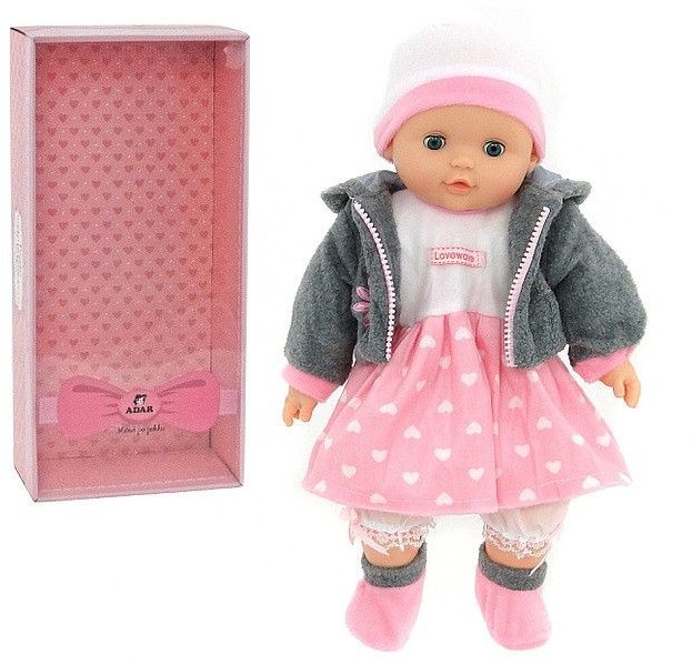 Adar Lalka 40cm dziewczynka z dźwiękiem w pudełku 534087 ADAR