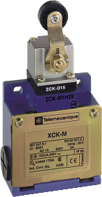 Schneider Electric Wyłącznik krańcowy 2P NZ+NO migowy metal dźwignia obrotowa XCKM115