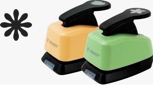 FANDY Dziurkacz ozdobny 16mm kwiatek MIX