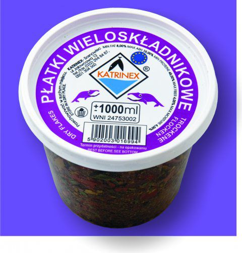 Katrinex POKARM PŁATKOWY 1000 ML