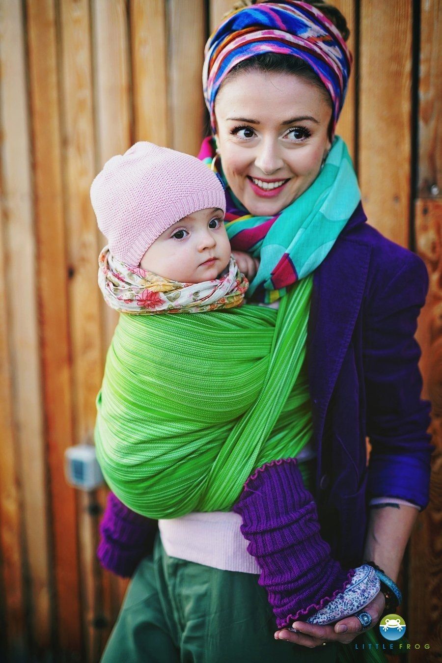 Little Frog Chusta tkana Little Frog - Oliwin 5,2 m