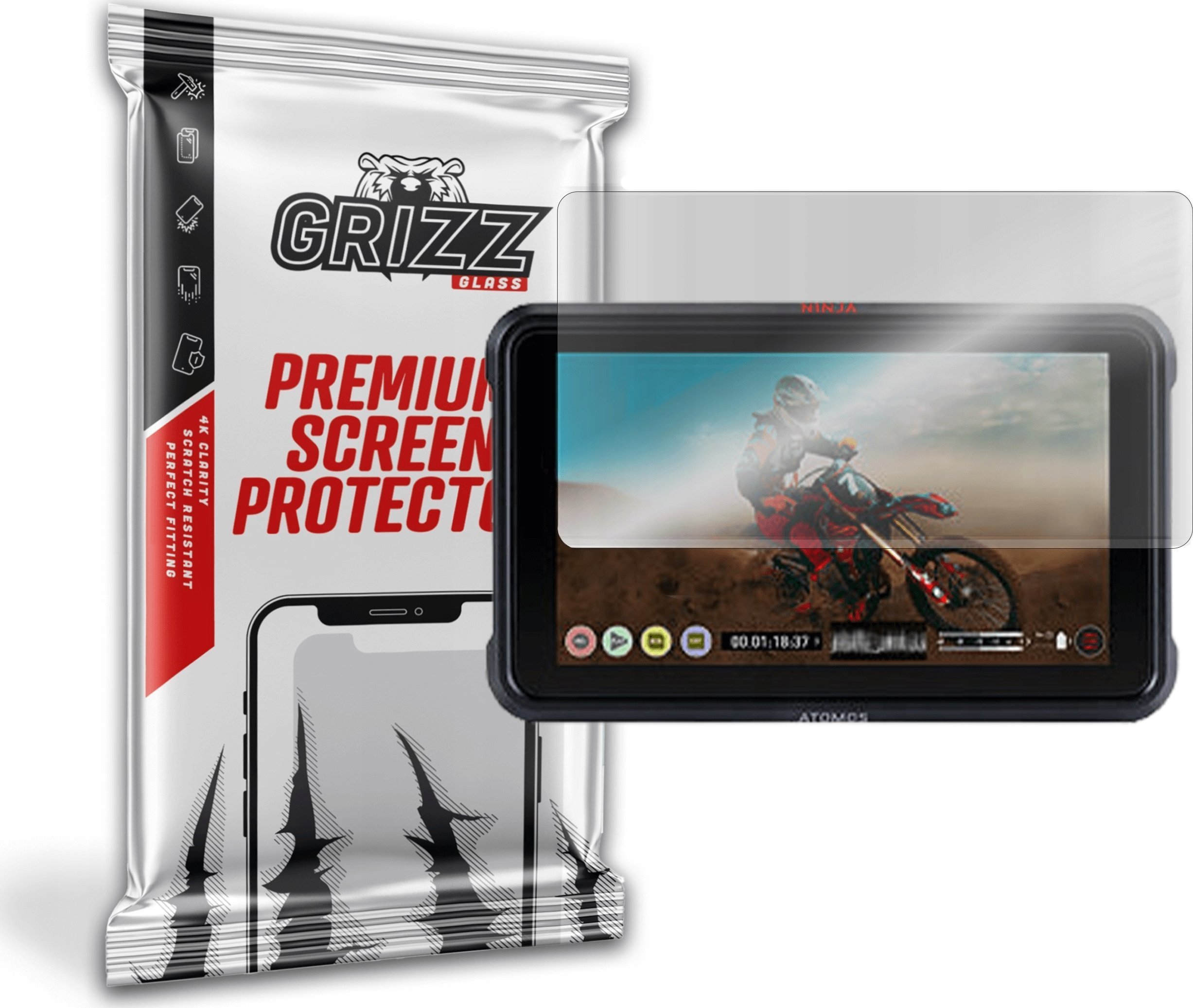 GrizzGlass Folia matowa Grizz Atomos Ninja V