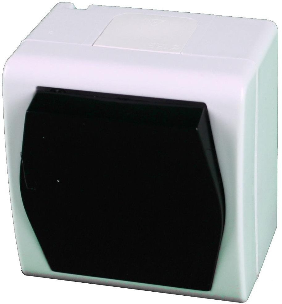 Elektro-Plast Hermes2 Łącznik schodowy biały IP44 z klapka dymną 1003-01