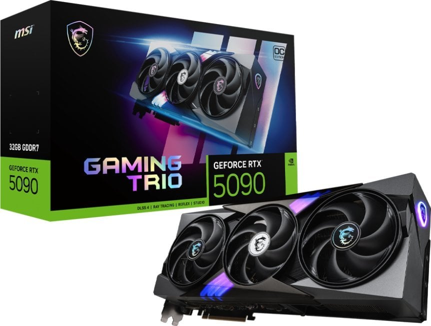 Karta graficzna MSI GeForce RTX 5090 Gaming Trio OC 32GB GDDR7
