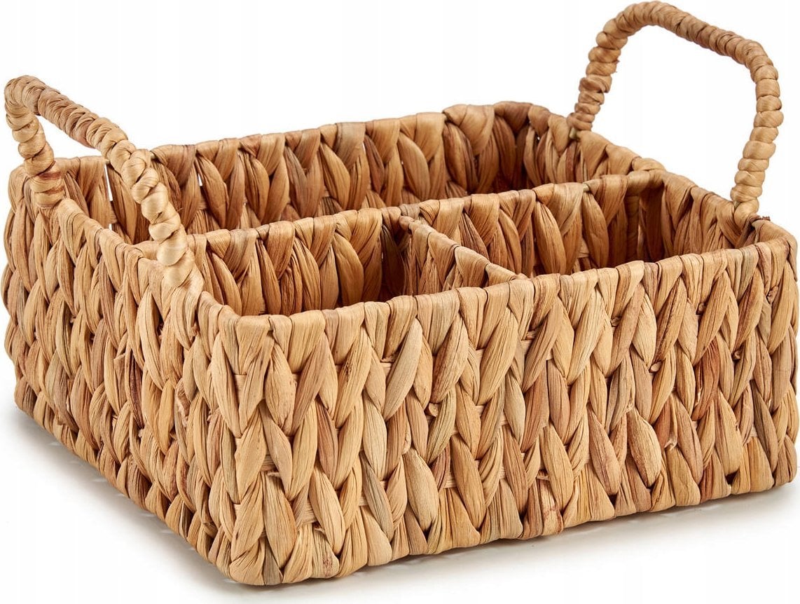 Gift Decor Koszyk do przechowywania z uchwytami, hiacynt wodny