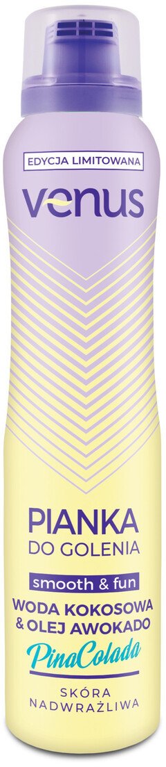Venus Pianka do golenia PinaColada Woda kokosowa & Olej awokado, 200 ml
