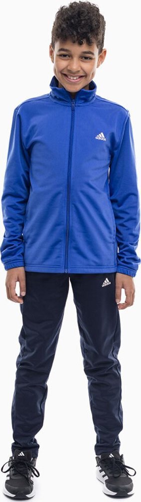 Adidas Dres dla dzieci adidas Essentials Big Logo Track Suit niebiesko-czarny HR6408 164cm