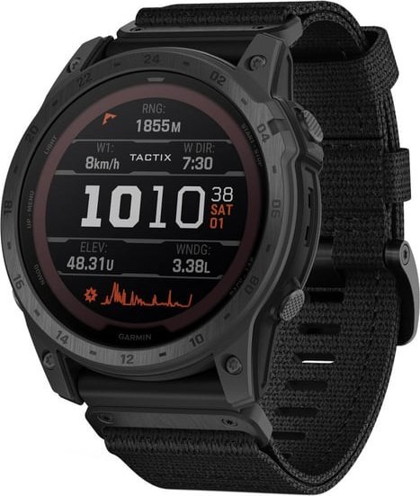 Zegarek sportowy Garmin Tactix 7 Pro Ballistics Czarny (010-02704-21)