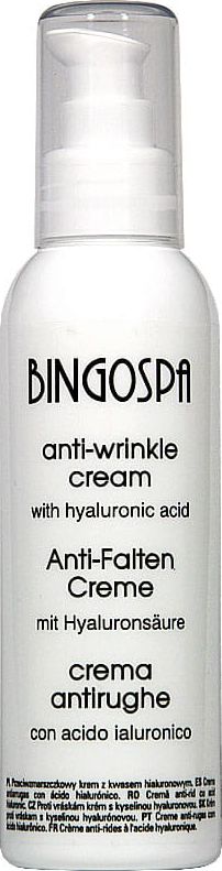 BingoSpa Przeciwzmarszczkowy krem SPA z kwasem hialuronowym BingoSpa