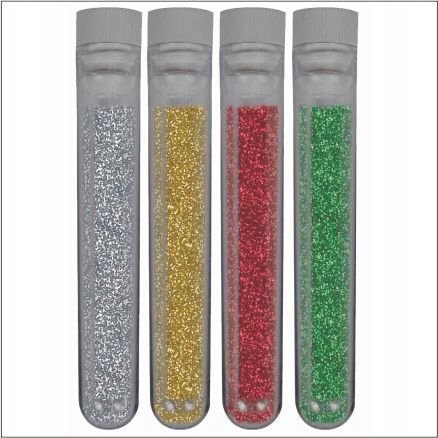 Brokat złoto-srebrno 6,5g 4szt