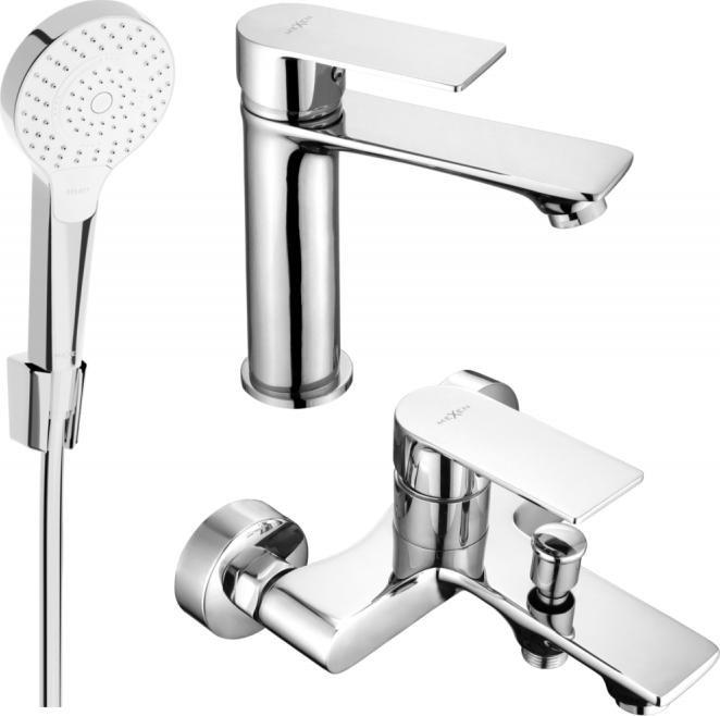 Bateria wannowa Mexen Mexen Royo R05 zestaw wannowy, chrom - 72203R05-00