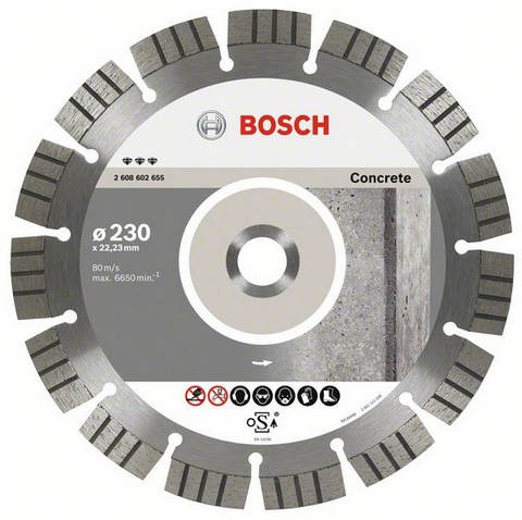 Bosch Tarcza tnąca diamentowa Best for Concrete 230x22x2,4mm 2608602655