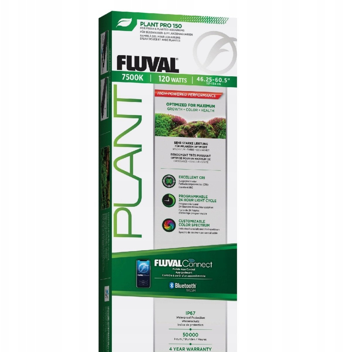 Plant Pro 4.0 LED, o�wietlenie do akwarium, 120W, 117,5-153,7cm, bluetooth