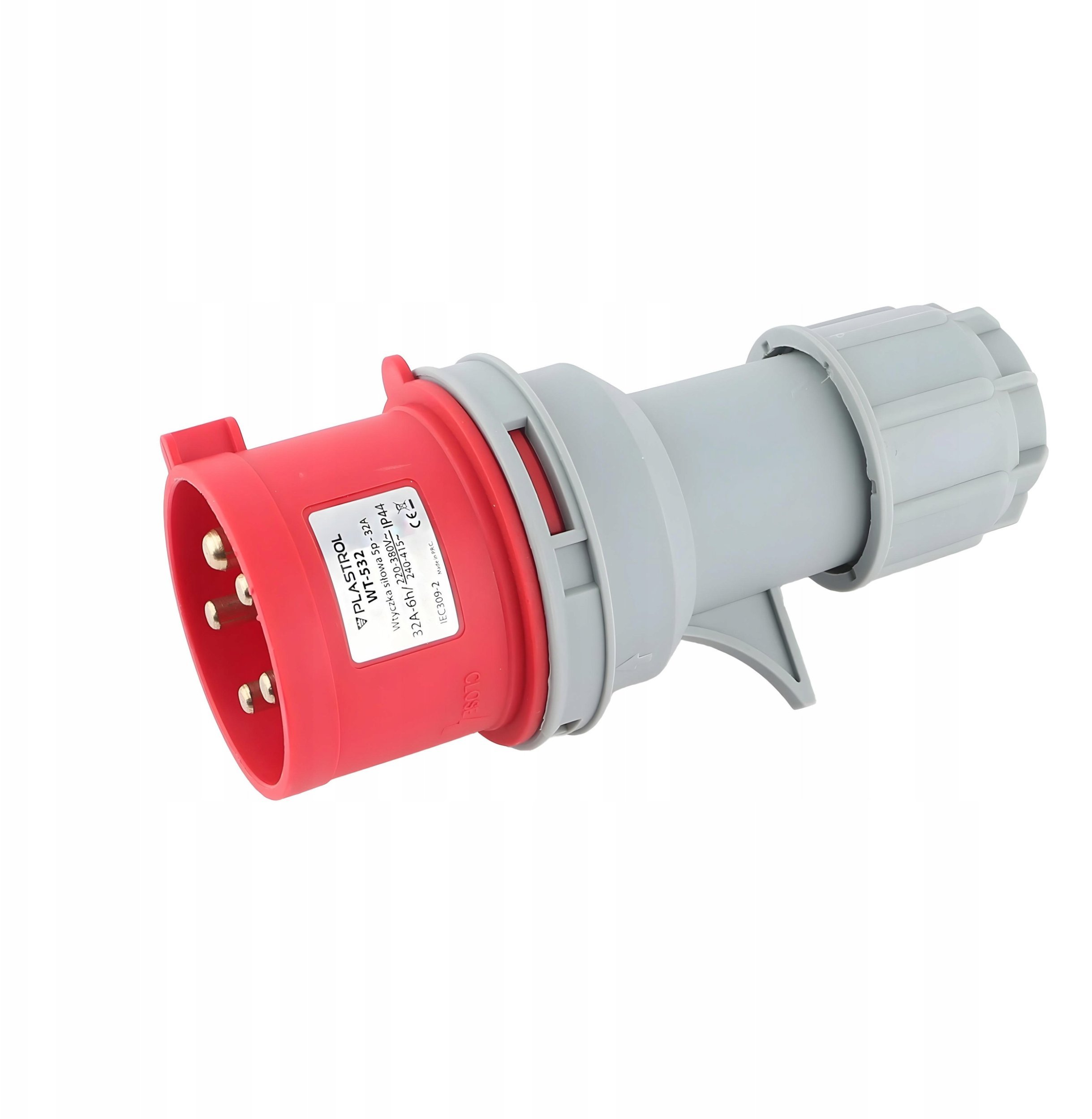 Wtyczka siłowa 5p - 32A WT-532 Plastrol