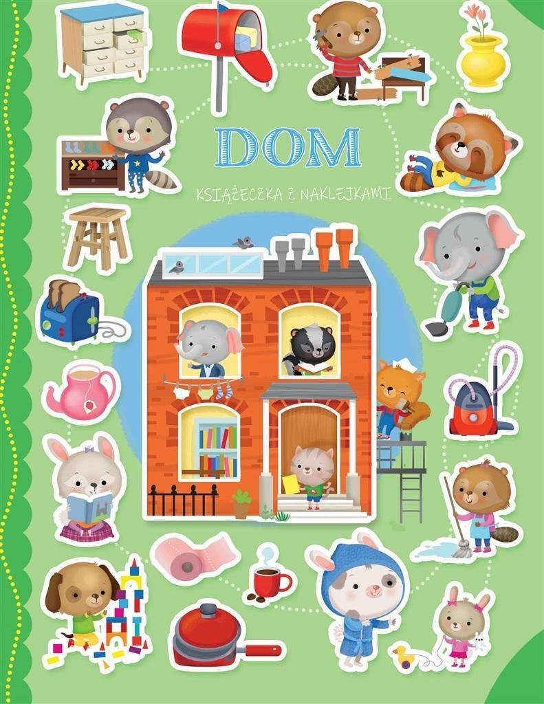 MD Creative Książeczka z naklejkami. Dom