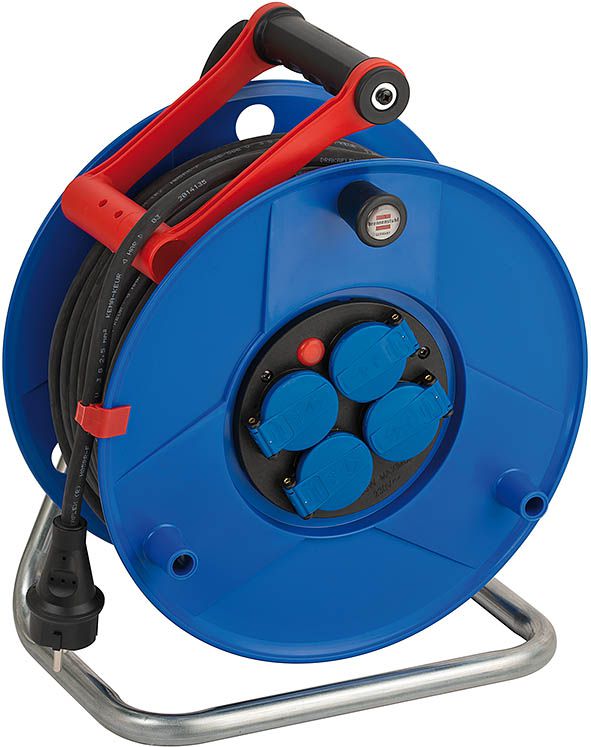 Brennenstuhl Przedłużacz bębnowy Garant IP44 4 x 230V czarny 40m (1208344)