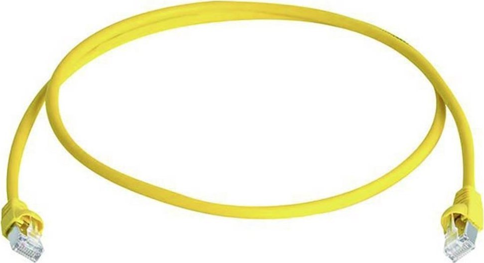 Telegaertner Telegärtner Telegartner MP8 FS 500 - Patch- Cable - RJ- 45 (M) - RJ- 45 (M) - 25cm - SFTP - CAT 6a - yellow (L00000A0234)