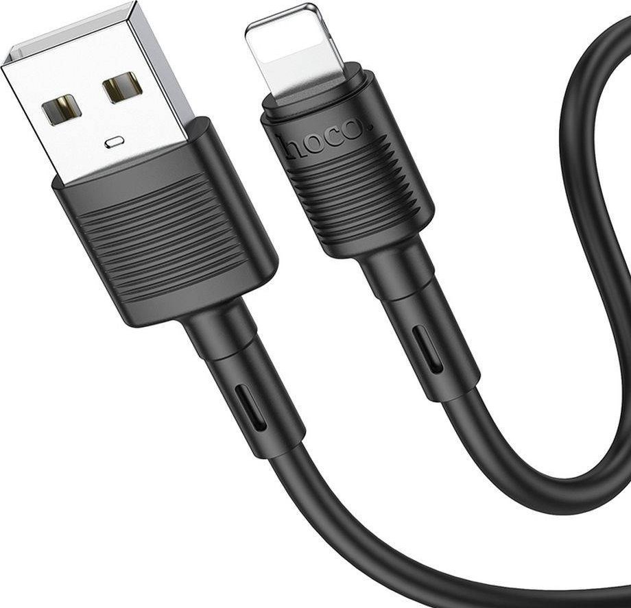 Kabel USB Hoco USB-A - Lightning 1 m Czarny (X83 black)