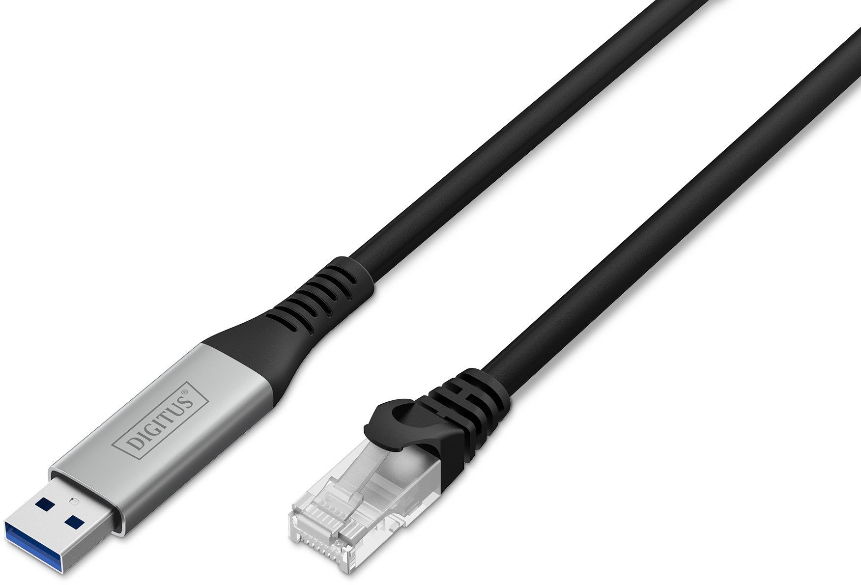 Kabel USB Digitus USB-A - RJ-45 15 m Czarny (AK-300600-150-S)
