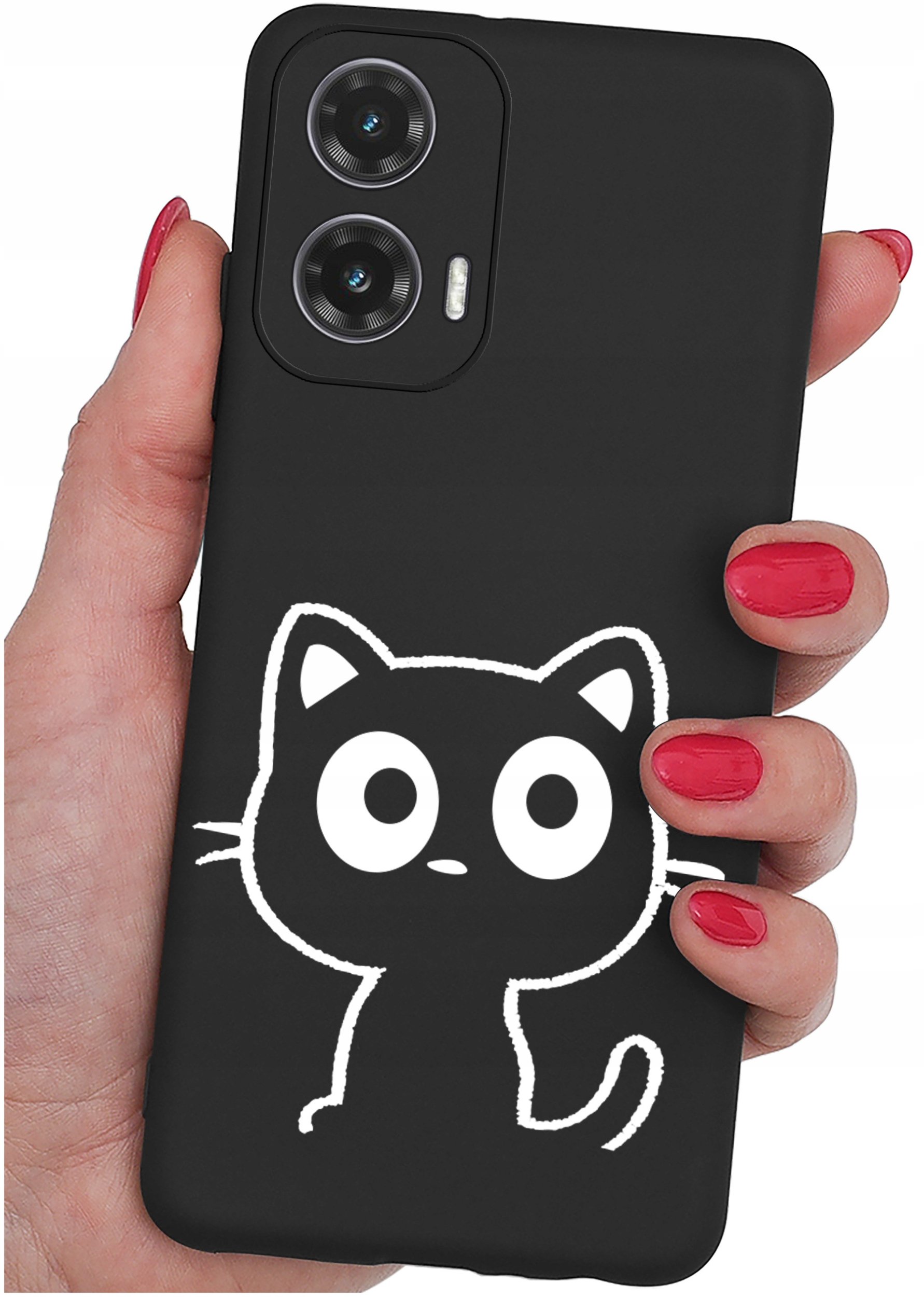 Etui do Motorola Moto G35 5G WZORY |SILIKONOWE MATT CASE + SZKŁO 9H