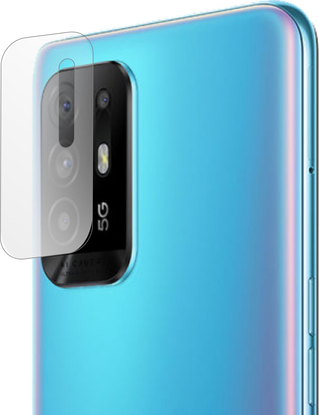 etumi Szkło Na Aparat Obiektyw Do Oppo Reno 5Z Szybka 9H Szkło Hartowane Glass Ochrona Na Obiektyw Tył 9H Zestaw Glas0373