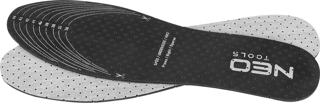 Wkładki do butów active carbon, do docięcia 36-45