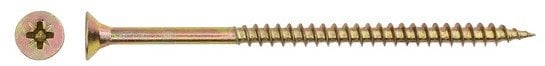CHIPBOARD SCREW 5.0X90/54 YLW ZP10PCS G2