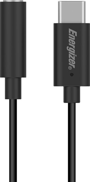 Adapter AV Energizer Energizer Ultimate - Adapter audio USB-C do jack 3,5 mm 11 cm (Czarny)