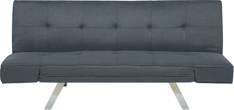 Beliani Sofa rozkładana granatowa BRISTOL