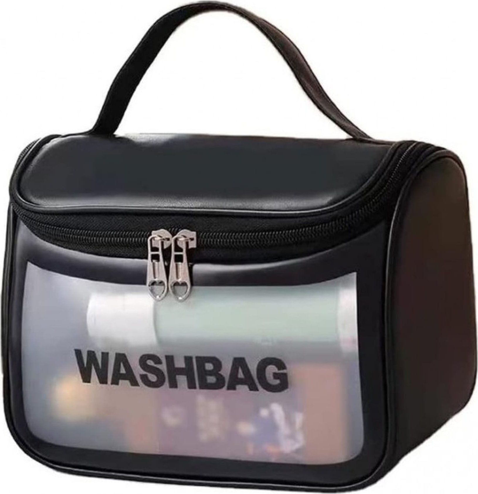 eCarla Kosmetyczka rozkładana WASHBAG kuferek czarny KS46CZ