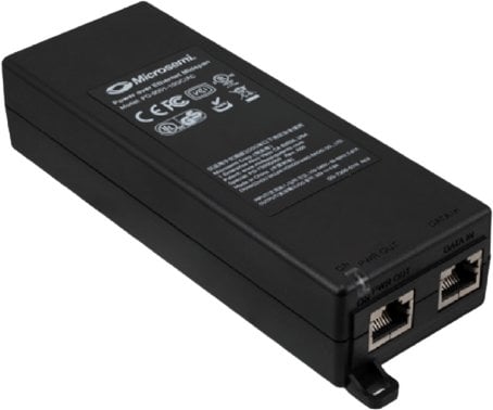 Adapter powerline Microsemi PD-9001-10GC/AC-EU adapter PoE Fast Ethernet, Gigabit Ethernet 55 V