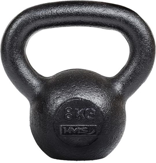 Kettlebell HMS KZG08 żeliwny 8 kg