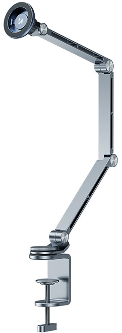 Wozinsky Uchwyt magnetyczny biurkowy 360 składany na telefon tablet - szary