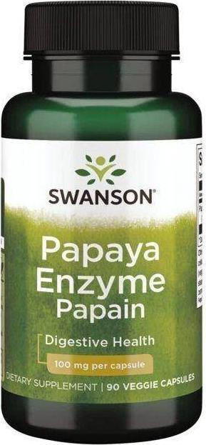 Swanson Papaya Enzyme Papain 100 mg (90 kaps.)