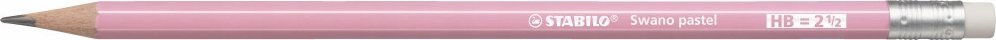 Stabilo STABILO ołówek grafitowy różowy z gumką HB