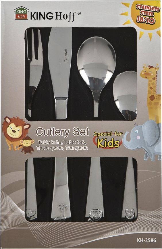 KingHoff Komplet sztućców dla dzieci 4 el. Kinghoff