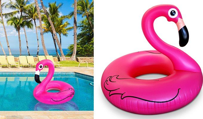 Ikonka Koło Dmuchane Flaming 90cm