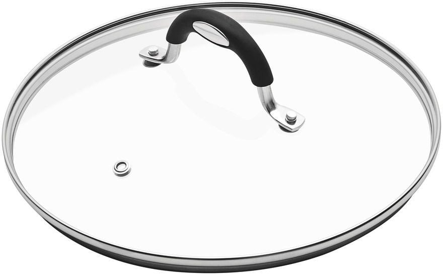 Tempered glass lid TRAMONTINA stainless steel and silicone handle, 28 cm