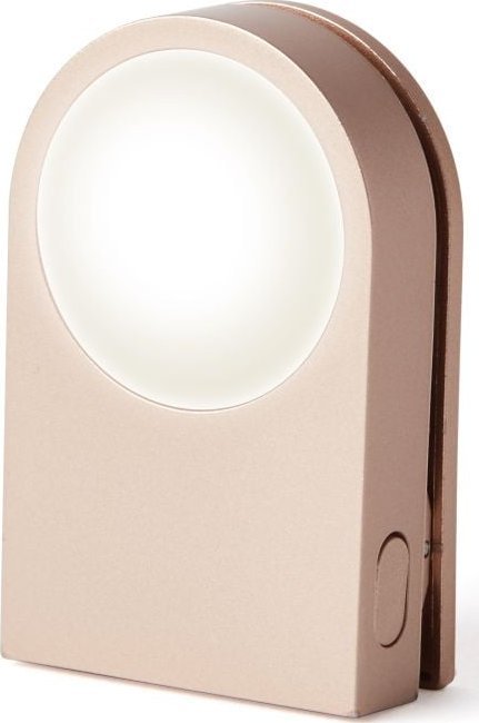 Lampka biurkowa Lexon Lexon Lucie LED clip gold/gold LL121D