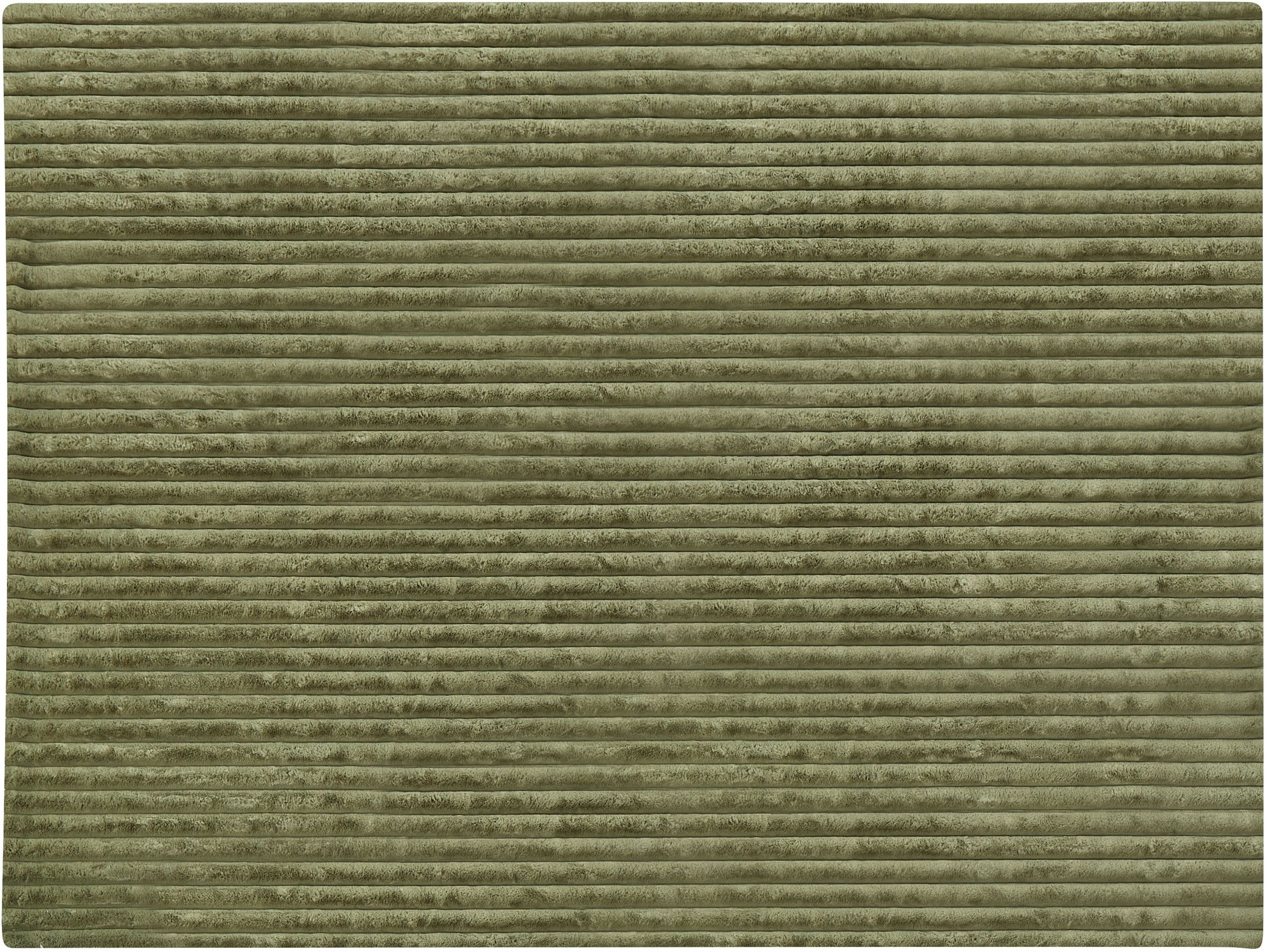 Narzuta na łóżko RAKYA Sztuczne futro 150 x 200 cm Zielony