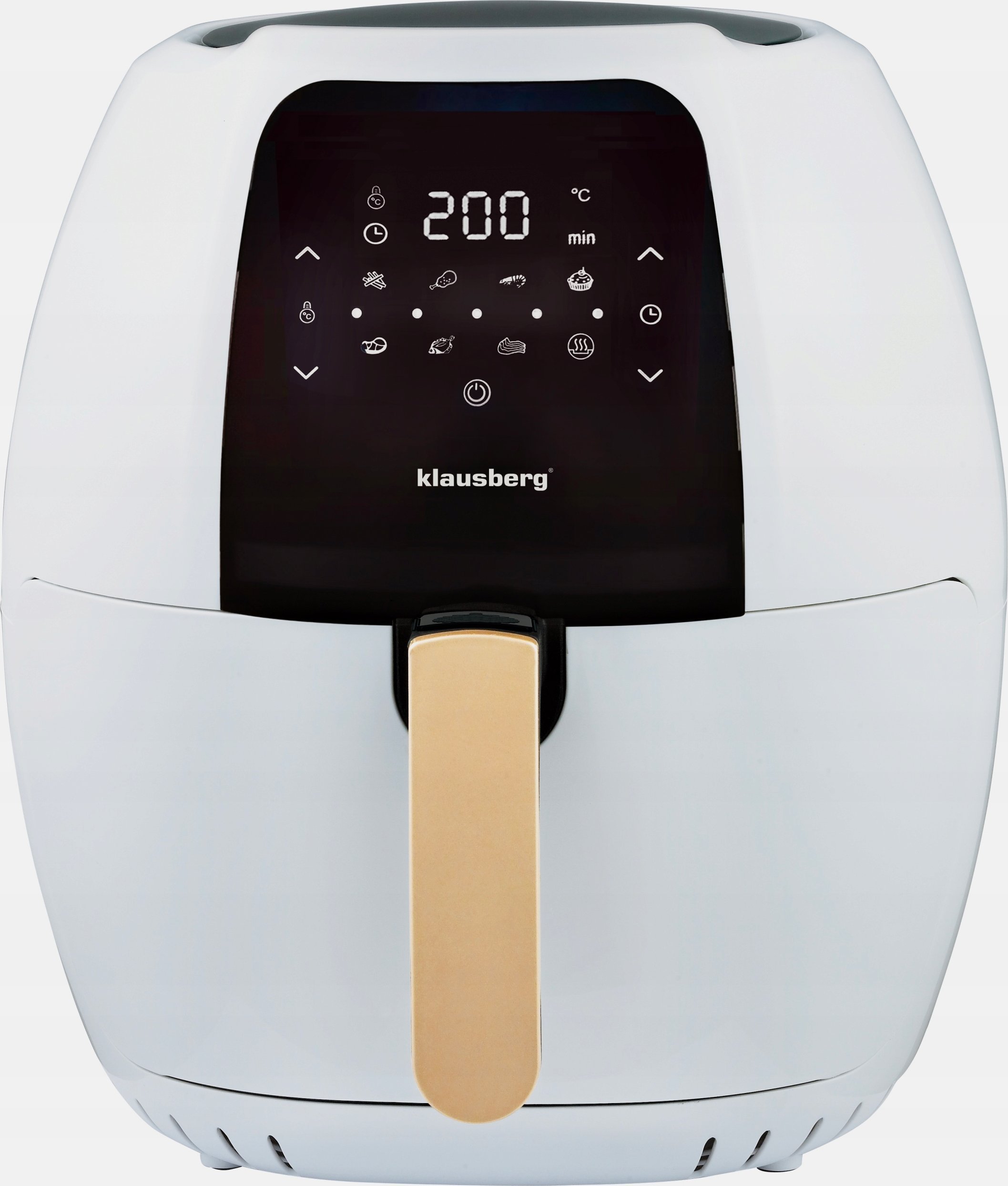 Klausberg DUŻA FRYTOWNICA BEZTŁUSZCZOWA BIAŁA 7.7L 1800W KLAUSBERG AIR FRYER KB-7709