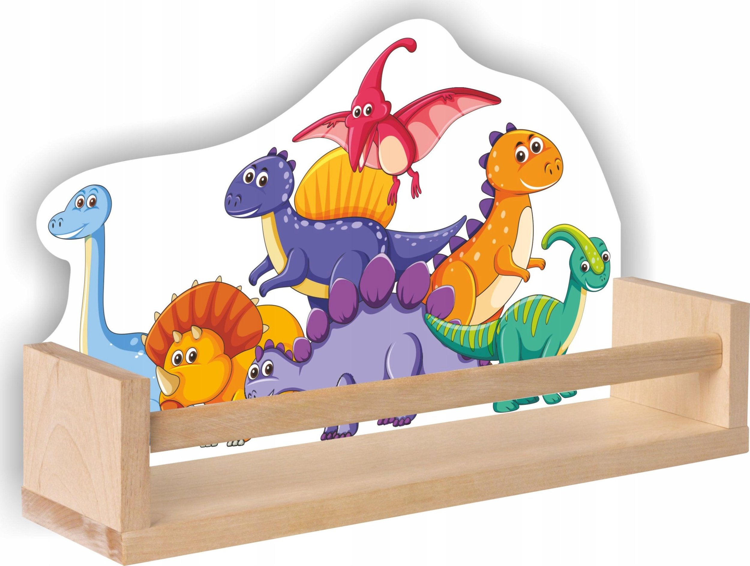 Półka drewniana dino DINOZAUR dinozaury prezent