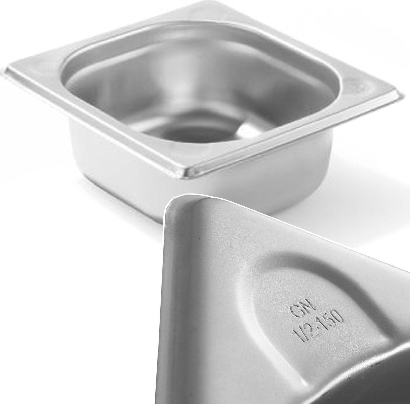 Hendi Pojemnik GN 1/6 stalowy Kitchen Line wys. 65 mm - Hendi 806623 Pojemnik GN 1/6 stalowy Kitchen Line wys. 65 mm - Hendi 806623