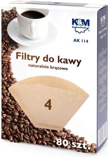 König & Meyer Filtr do kawy, rozmiar 4, 80szt.